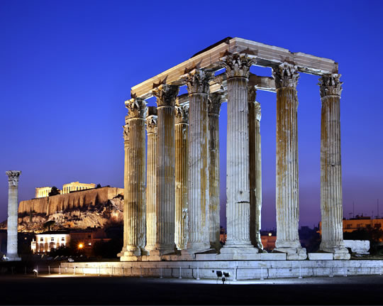 The Temple of Olympian Zeus - Athens
