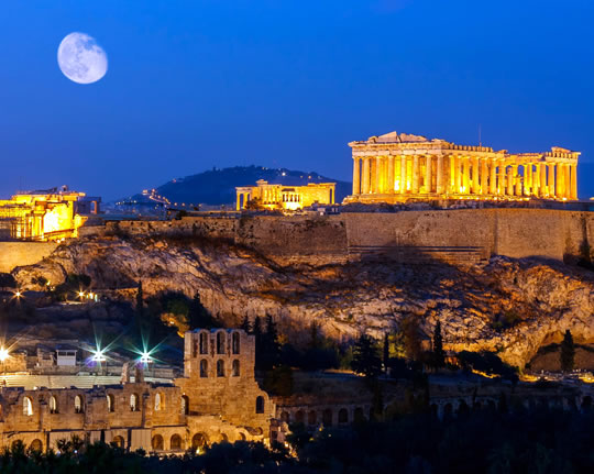 The Acropolis Hill of Athens
